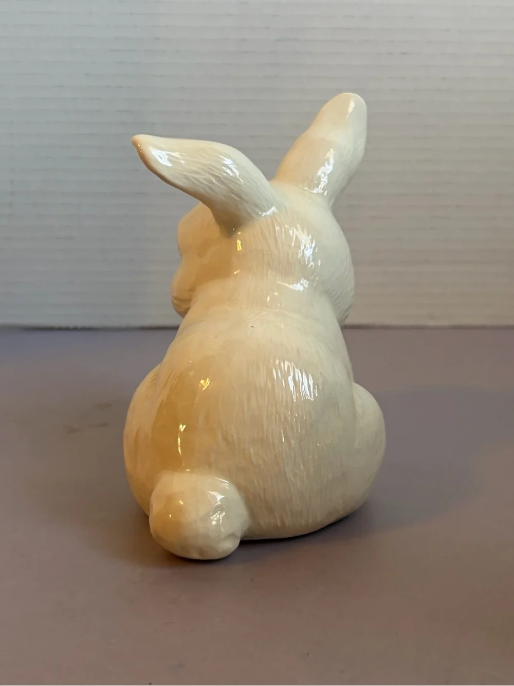 Vintage 1984 Ceramic Bunny Figurine